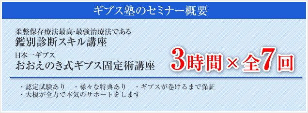 セミナーは3時間×全7回